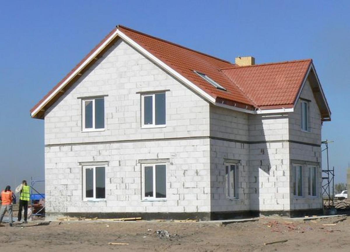 Строительство дома из пеноблоков своими руками. Фотоотчет