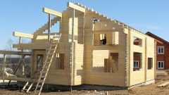 Строительство дома из сухого профилированного бруса